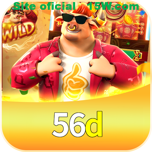 Imagem promocional da 56d mostrando a plataforma e suas vantagens